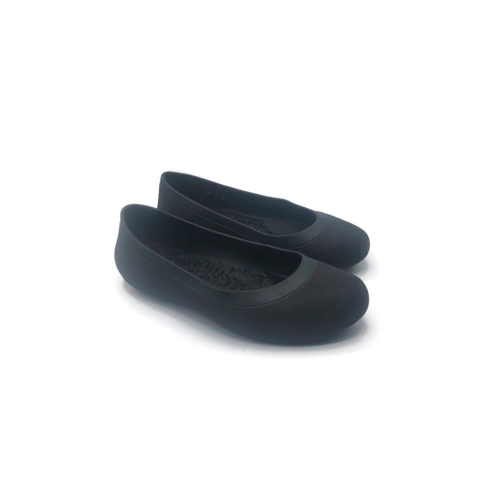 Crocs Berryessa Fur‎ Lined Brown Ballet Flat Slip On Shoes Women Sz 7 Comfy